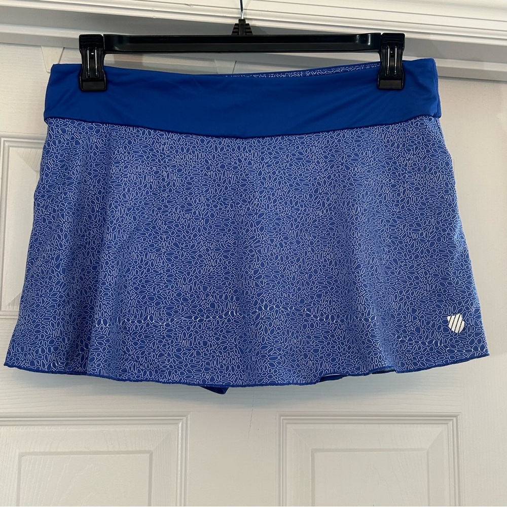 K-Swiss Women's Blue & White Skort Size L - Picture 2 of 8